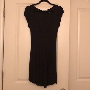 Deep v t shirt dress